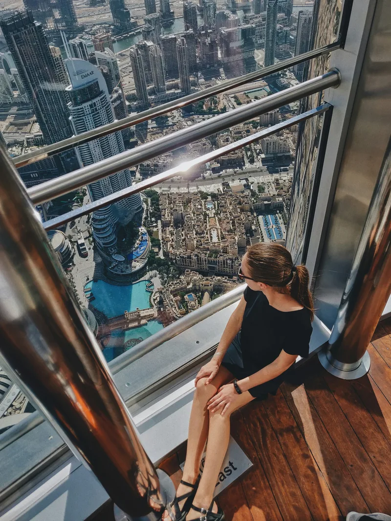 Downtown Dubai from above
